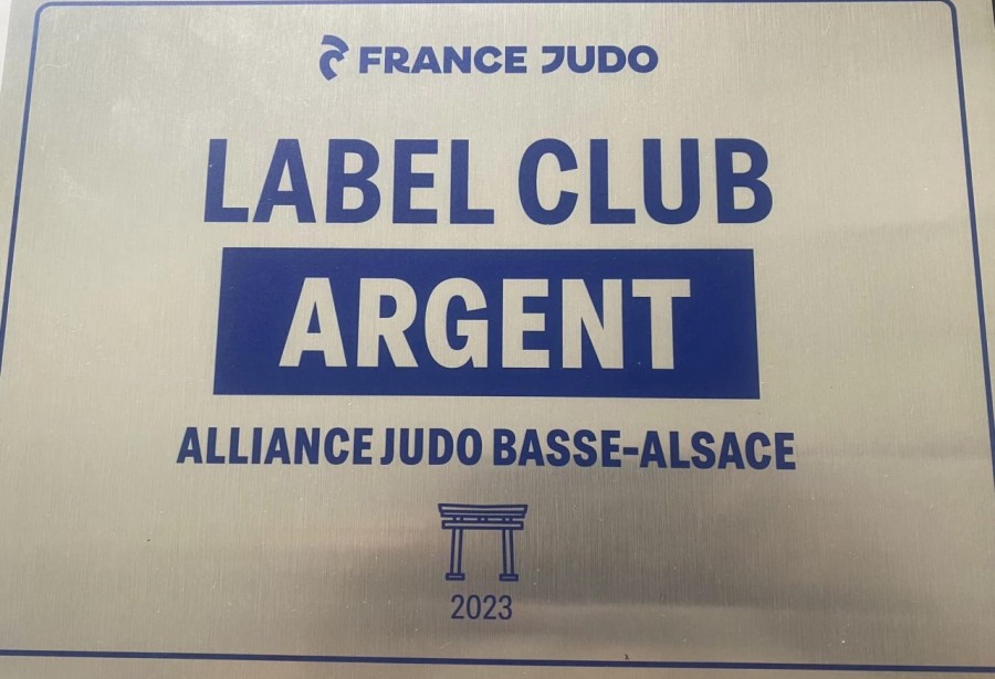 Label ARGENT pour l'Alliance Judo Basse-Alsace